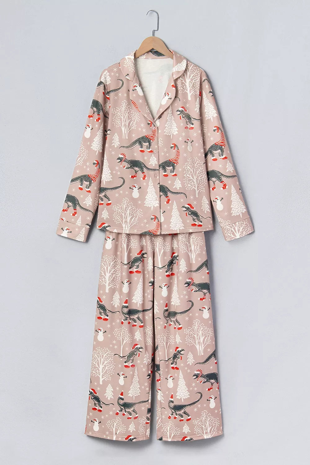 Abstract Print Long Sleeve Top and Pants Two Piece Lounge Set – My Store